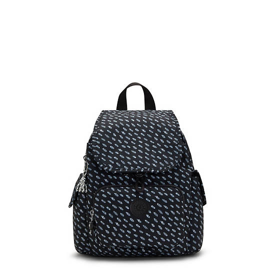 Plecaki Kipling City Pack Mini Klasyczne Printed Niebieskie | PL 1733UZ